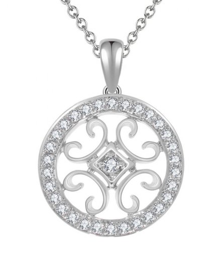 ROUND DIAMOND PENDANT (VP383)